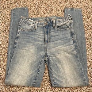 American Eagle super high rise jeggings